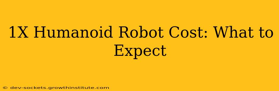 1X Humanoid Robot Cost: What to Expect