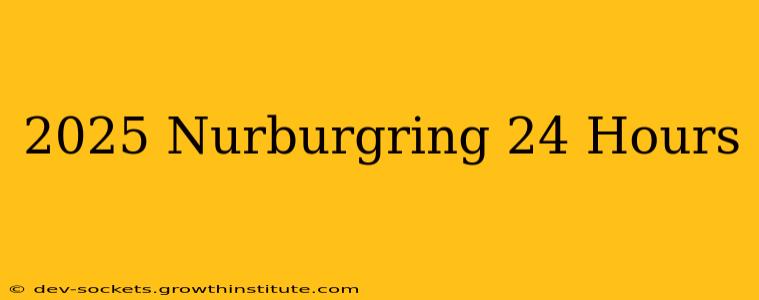 2025 Nurburgring 24 Hours