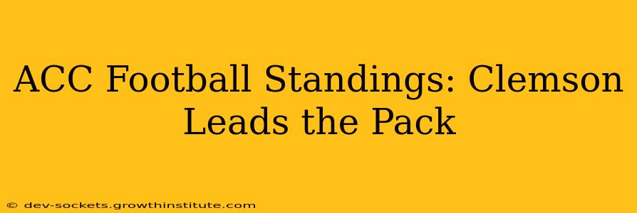 ACC Football Standings: Clemson Leads the Pack