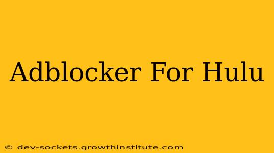 Adblocker For Hulu