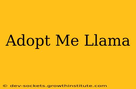 Adopt Me Llama