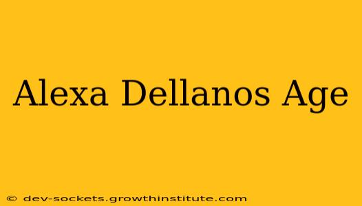 Alexa Dellanos Age