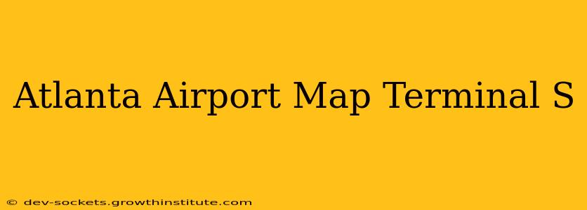 Atlanta Airport Map Terminal S