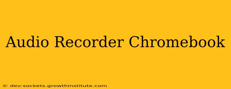 Audio Recorder Chromebook