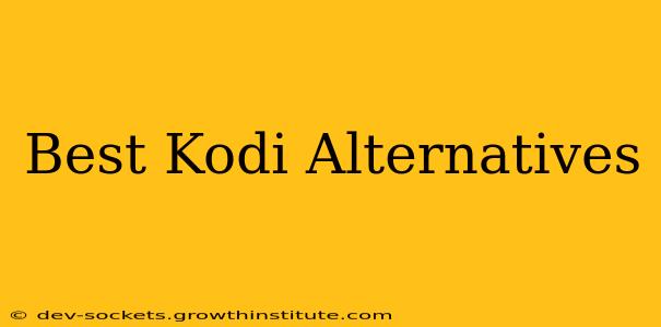 Best Kodi Alternatives