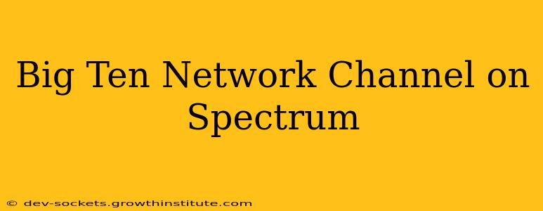 Big Ten Network Channel on Spectrum