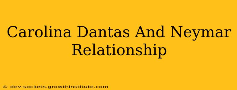 Carolina Dantas And Neymar Relationship