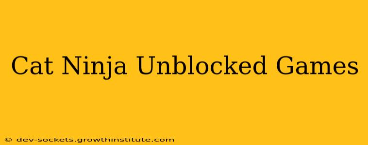 Cat Ninja Unblocked Games