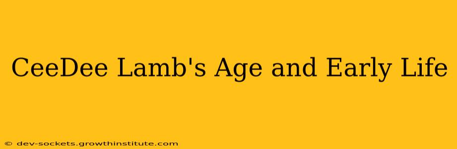 CeeDee Lamb's Age and Early Life