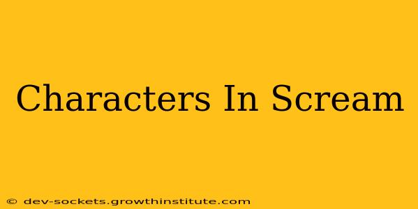 Characters In Scream