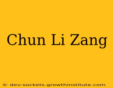 Chun Li Zang