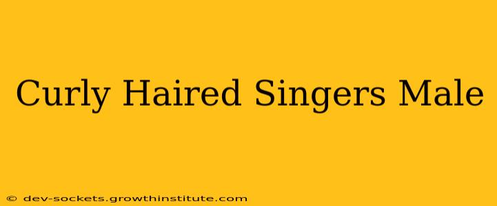 Curly Haired Singers Male