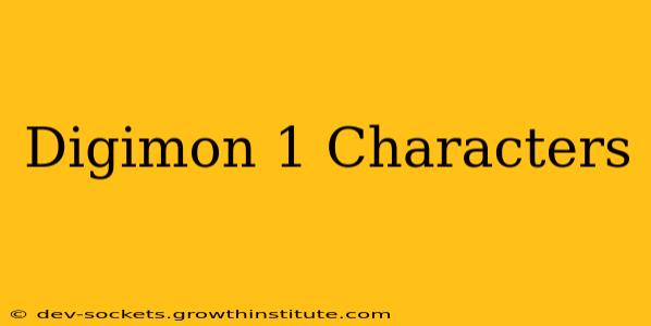 Digimon 1 Characters