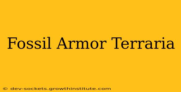 Fossil Armor Terraria