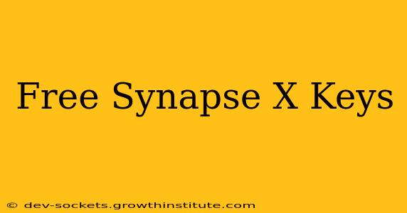 Free Synapse X Keys