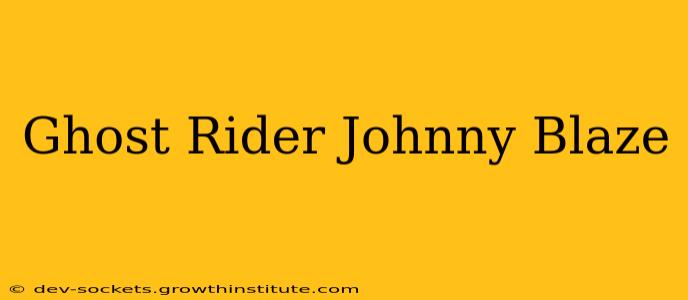 Ghost Rider Johnny Blaze