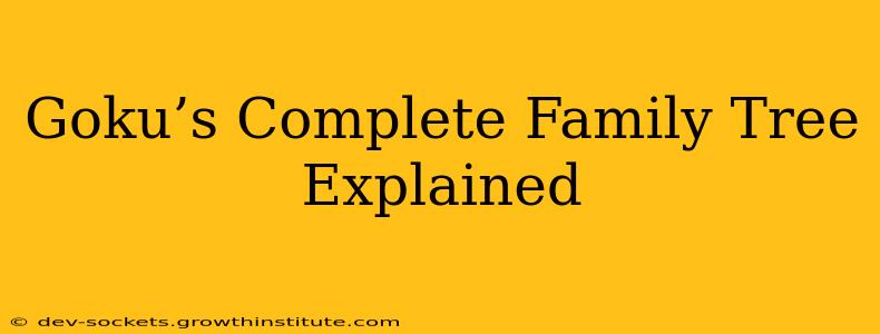 Goku’s Complete Family Tree Explained