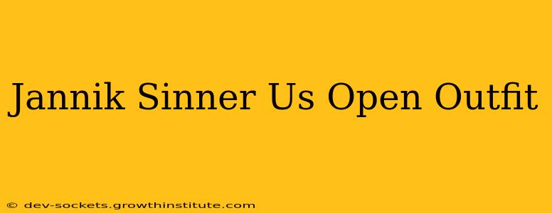 Jannik Sinner Us Open Outfit