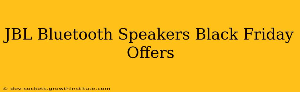 JBL Bluetooth Speakers Black Friday Offers
