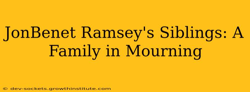 JonBenet Ramsey's Siblings: A Family in Mourning