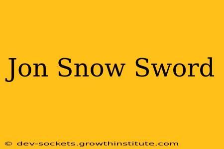 Jon Snow Sword