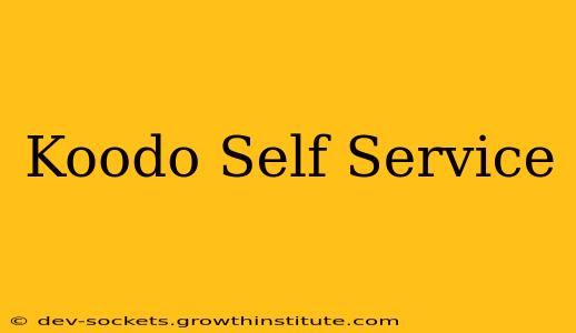 Koodo Self Service