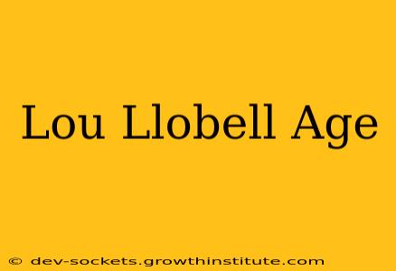 Lou Llobell Age