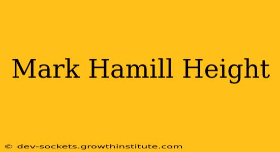 Mark Hamill Height