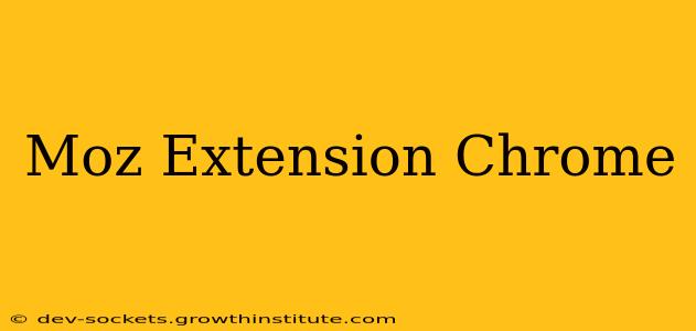 Moz Extension Chrome