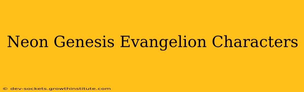 Neon Genesis Evangelion Characters