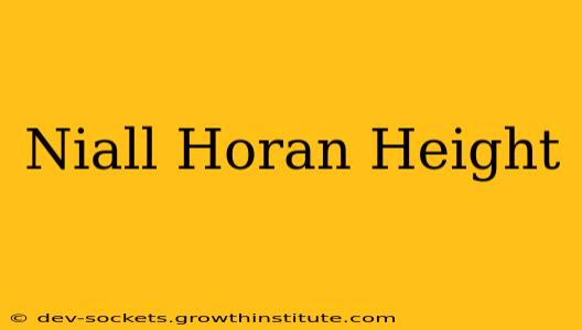 Niall Horan Height