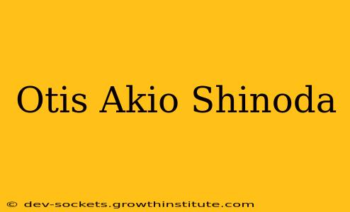 Otis Akio Shinoda