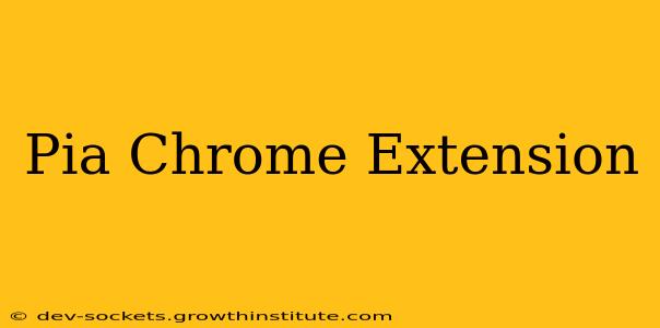 Pia Chrome Extension