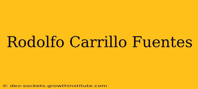 Rodolfo Carrillo Fuentes
