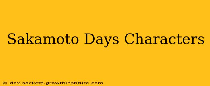 Sakamoto Days Characters