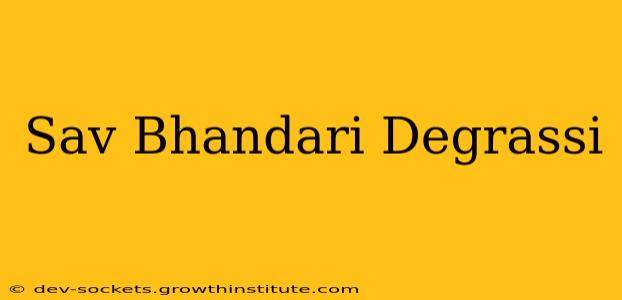 Sav Bhandari Degrassi
