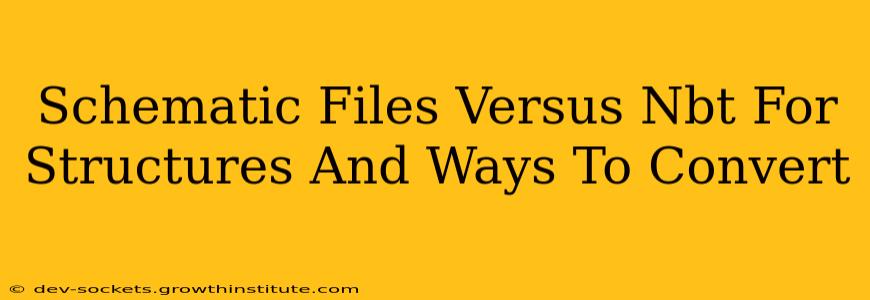 Schematic Files Versus Nbt For Structures And Ways To Convert