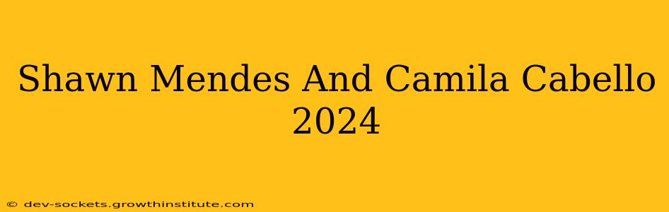 Shawn Mendes And Camila Cabello 2024