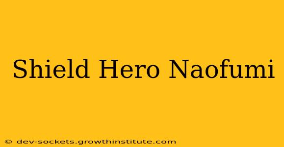 Shield Hero Naofumi