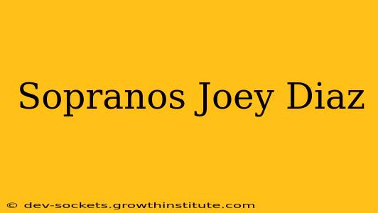 Sopranos Joey Diaz