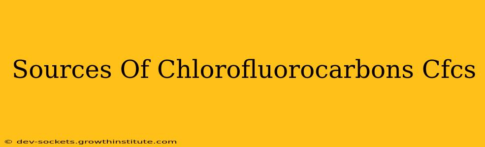 Sources Of Chlorofluorocarbons Cfcs