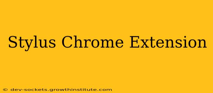 Stylus Chrome Extension