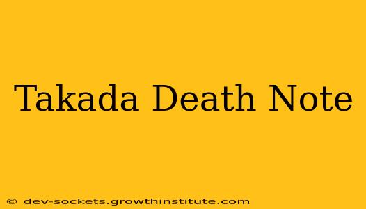 Takada Death Note