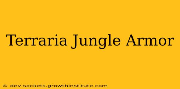 Terraria Jungle Armor