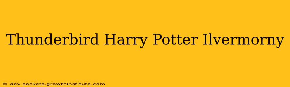 Thunderbird Harry Potter Ilvermorny