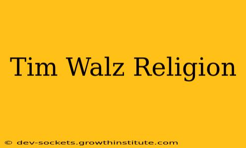 Tim Walz Religion