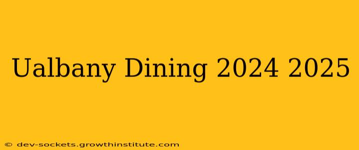 Ualbany Dining 2024 2025