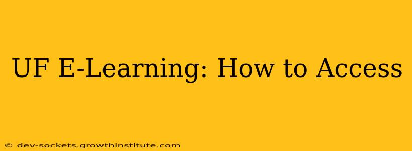 UF E-Learning: How to Access