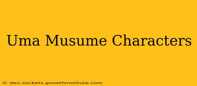 Uma Musume Characters