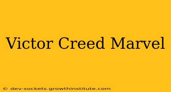 Victor Creed Marvel